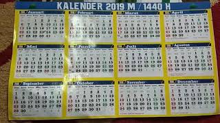 Kalender 2019 [upl. by Aivatnwahs]