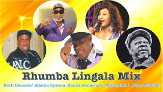 RHUMBA LINGALA MIX MADILU SYSTEM TABU LEY TSHALA MUANA KOFFI OLOMIDE PAPA WEMBA DJ TRIPLE M [upl. by Fina105]