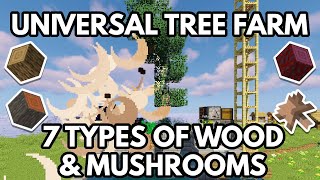 Best Easy Tree Farm Minecraft 121  10000 Wood Logs per Hour [upl. by Hakceber822]