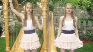 SCARBOROUGH FAIR  Harp Twins [upl. by Radbun]