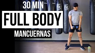 Rutina FULL BODY con mancuernas en casa 🔥 30 minutos de entrenamiento CUERPO COMPLETO [upl. by Adieno]