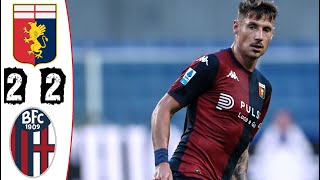 Genoa  Bologna 22 Highlights  Serie A  20242025 [upl. by Tirrej]