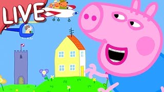 🔴 Giant Peppa Pig and George Pig LIVE FULL EPISODES 24 Hour Livestream [upl. by Tiffani]