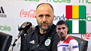 CONFÉRENCE DE PRESSE DJAMEL BELMADI Guinée Nigeria Aouar Delort Mahrez… [upl. by Far]