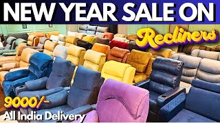 Multi feature Recliner chairs at lowest price in Kirti nagar furniture market delhi reclinerchair [upl. by Nappy109]