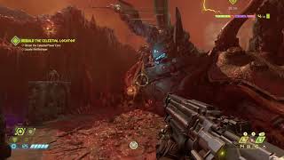 Doom Eternal Exultia Walkthrough Use Cube Jump to Bar Dash to Sentinel Battery [upl. by Nnaillek]