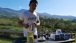 Brewing coffee in Kalita wave dripper [upl. by Trab]