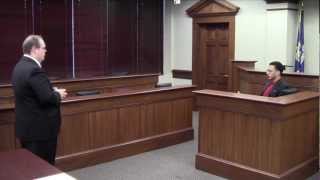 Direct Examination DemonstrationLouisiana State University Law Center Trial Advocacy [upl. by Atinev]