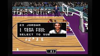 NBA Showdown SNES East All Stars vs West All Stars [upl. by Waugh]