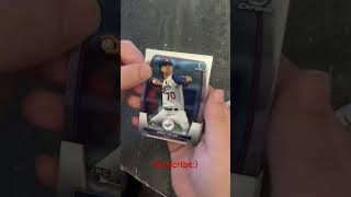 2023 bowman chrome baseball pack [upl. by Peggir]