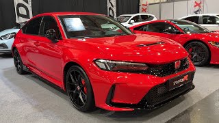 HONDA CIVIC Type R 2023  FIRST LOOK walkaround amp PRICE RED color [upl. by Ynnavoj807]