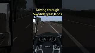 Driving through the beautiful Swedish grasslands  Euro Truck Simulator 2 [upl. by Aniara]