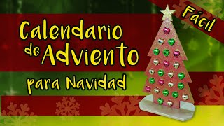 Cómo hacer un Calendario de Adviento para Navidad  DIY  Fácil [upl. by See]