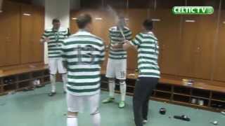 Celtic TV  SPL Champions Trophy and Dressing Room Celebrations [upl. by Daron]