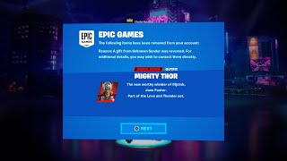 HOW TO REFUND amp RETRACT A GIFT SENT TO A FRIEND IN FORTNITE [upl. by Nalla]