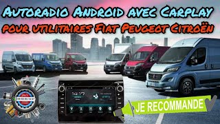 Remplacer lautoradio sur utilitaire Fiat par un autoradio Android avec Carplay par Bassevelle Auto [upl. by Zeret670]