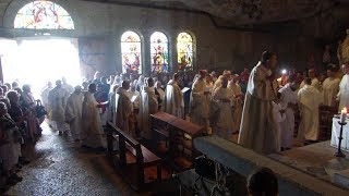 SAINTEBAUME 22 juillet 2017  messe à la Grotte [upl. by Esenej]