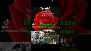 ZURAIDA  AZMAN IDRIS 1979 High Quality Audio With Karaoke Lyrics [upl. by Joseito]