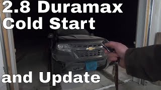 28 Duramax ZR2 3F Cold Start and Update [upl. by Caputto88]