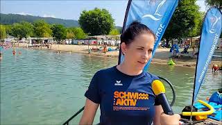 Schwimmen lernen im Strandbad Klagenfurt [upl. by Aremihc667]