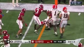 KoolAid McKinstry Alabama CB vs Georgia 2023 [upl. by Toddie]