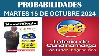 RESULTADO PREMIO MAYOR DE LA LOTERIA DE CUNDINAMARCA HOY MARTES 15 de Octubre de 2024 cundinamarca [upl. by Arak]