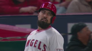 Anthony Rendon Gets Standing Ovation After Getting His First Hit Of The Season [upl. by Ardnik]