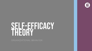 SelfEfficacy Theory [upl. by Garber]