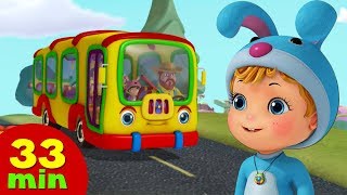 Wheels On The Bus amp Much more Nursery Rhymes for Children  Infobells [upl. by Hiett133]