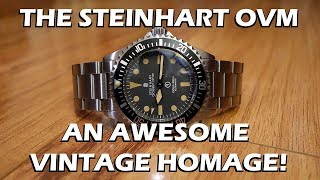 Steinhart Ocean Vintage Military Automatic Dive Watch Review  Perth WAtch 66 [upl. by Basilius187]