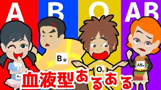 【血液型】血液型あるある！【アニメ】みんなはどの血液型？血液型うらないって当たるよね〜笑 ケリーやソウタの血液型と性格の秘密が明かされる・・！ [upl. by Nerval]