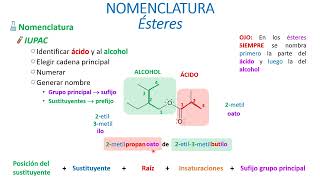 Nomenclatura de ésteres [upl. by Castra]