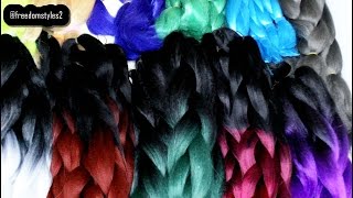 CROCHET BRAIDS HAIR  UNBOXING  Different Types [upl. by Namara]