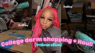 college diaries ep2 HBCU dorm shopping  haul dorm decor essentials amp supplies Albany State [upl. by Marion]