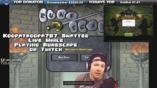 KoopaTroopa787 Swatted Live While Playing Runescape on Twitch [upl. by Aierb]