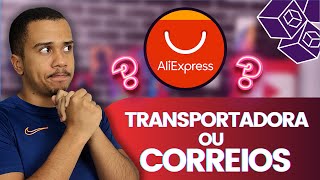 ENTREGA CAINIAO É TRANSPORTADORA OU CORREIOS • ALIEXPRESS [upl. by Radburn]