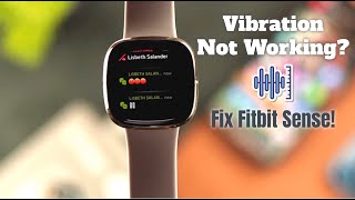 Fixed Fitbit Sense Vibration Not Working [upl. by Carter989]