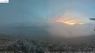 Sunrise Time Lapse ⛅️ November 20 2024 City of Hobart  AUSTRALIA [upl. by Arni]