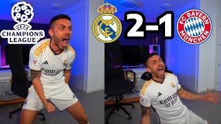 DjMaRiiO REACCIONA A REAL MADRID 21 BAYERN MÚNICH  SEMIFINAL VUELTA CHAMPIONS LEAGUE 2324 [upl. by Asaeret]