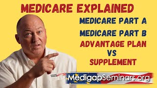 MedicareExplained Parts A amp B Advantage vs Supplement [upl. by Kikelia481]