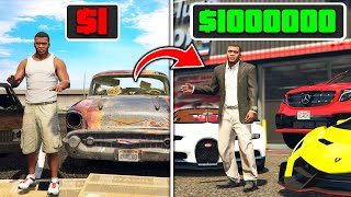 CONCESIONARIO de 1 VS 1000000 en GTA 5 [upl. by Goldwin401]