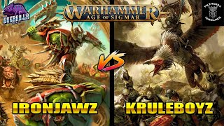 ⭐️INFORME AOS⭐️ IRONJAWZ VS KRULEBOYZ  2000pts [upl. by Goldwin]