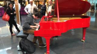 Philipp Scheucher Plays Liszt Transcendental Etude 4 quotMazeppaquot  Munich Airport [upl. by Akemyt161]