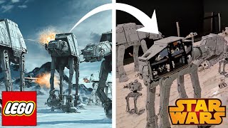 EPIC STAR WARS LEGO diorama ESCAPE from HOTH Unveiled [upl. by Steffy234]