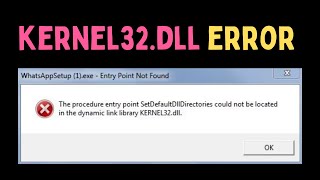 How To Fix Kernel32dll Errors On Windows 11 [upl. by Boccaj644]