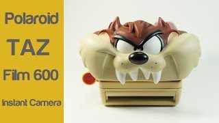 Polaroid Looney Tunes Taz Tasmanian Devil Instant Film Camera [upl. by Grigson]