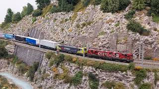 Rush Hour mal wieder auf der Brennerbahn 187  Modellismo Ferroviario Model Railway [upl. by Gilles]