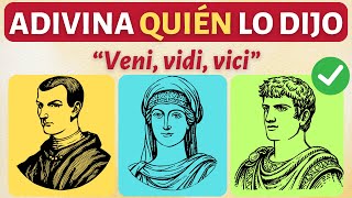 Adivina QUIÉN dijo la frase💡50 Citas Célebres de Personajes✅ [upl. by Aroz]