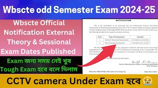 Wbscte Odd Semester Exam DatesWbscte Official 3rd amp 5th Semester ExamExternal amp Sessional Exam [upl. by Evvie909]