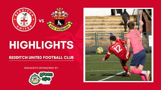 HIGHLIGHTS  Redditch United vs AFC Sudbury [upl. by Frymire]